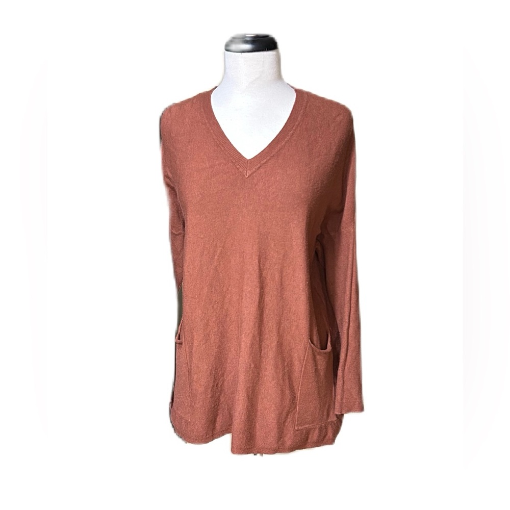 Alter’d State Sweater Long Tunic Size Medium/Large Boho Pockets V Neck Fall Soft